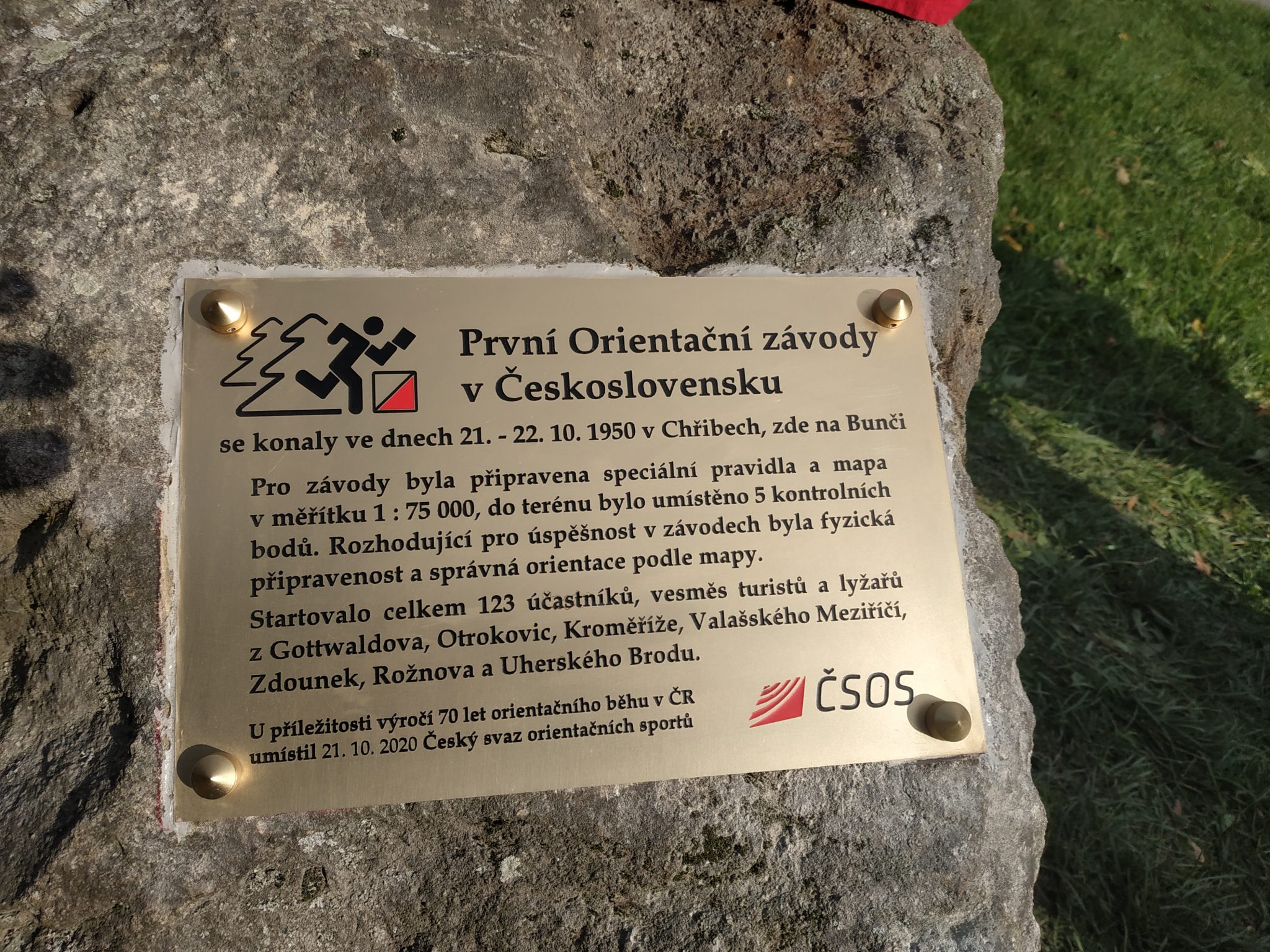 21.10. 1950 = první OB závod v Československu